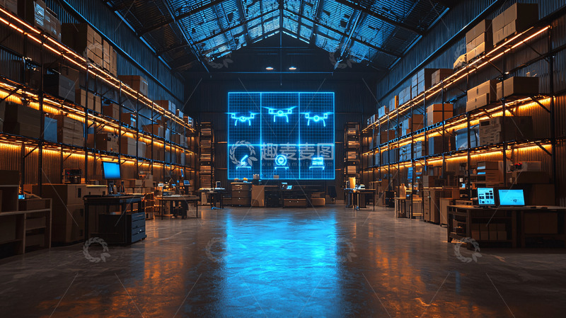 高清大图下载【趣麦麦图】未来科技实验室