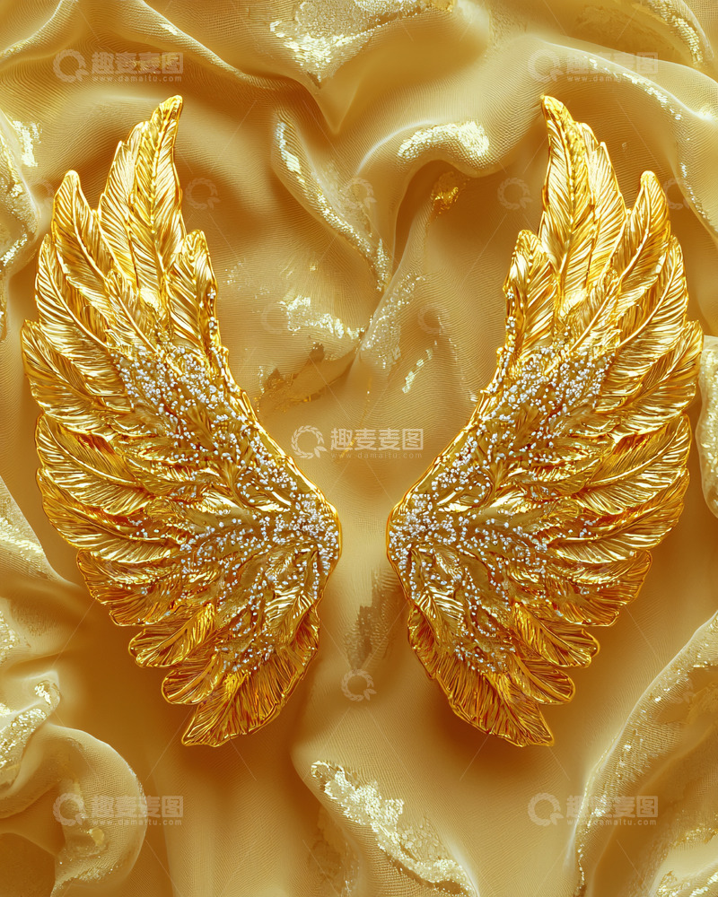 高清大图下载【趣麦麦图】金色翅膀2