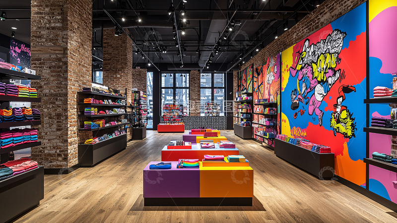 高清大图下载【趣麦麦图】潮流品牌零售店