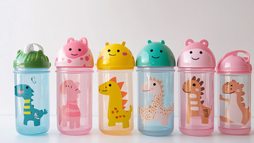 卡通动物儿童水杯
