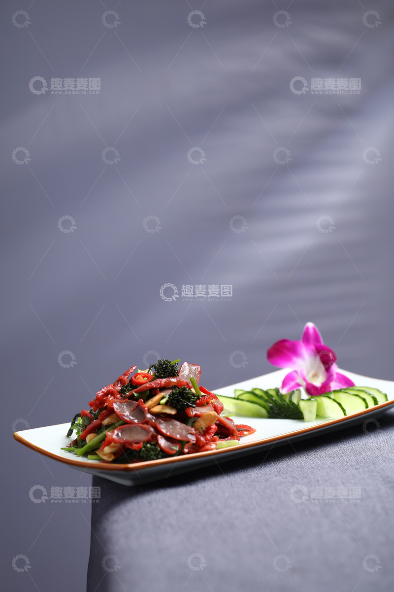 高清大图下载【趣麦麦图】参花拌鸡胗凉菜2