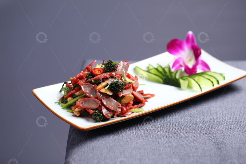 高清大图下载【趣麦麦图】参花拌鸡胗凉菜1