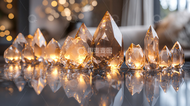 高清大图下载【趣麦麦图】闪耀的水晶簇排列