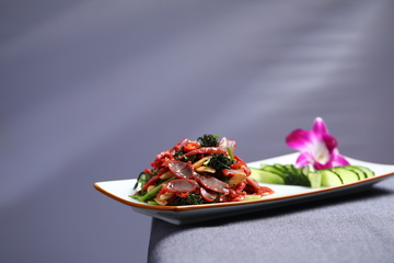 参花拌鸡胗凉菜4