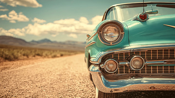 复古老爷车公路旅行