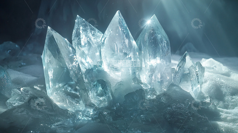 高清大图下载【趣麦麦图】闪耀冰晶洞穴群