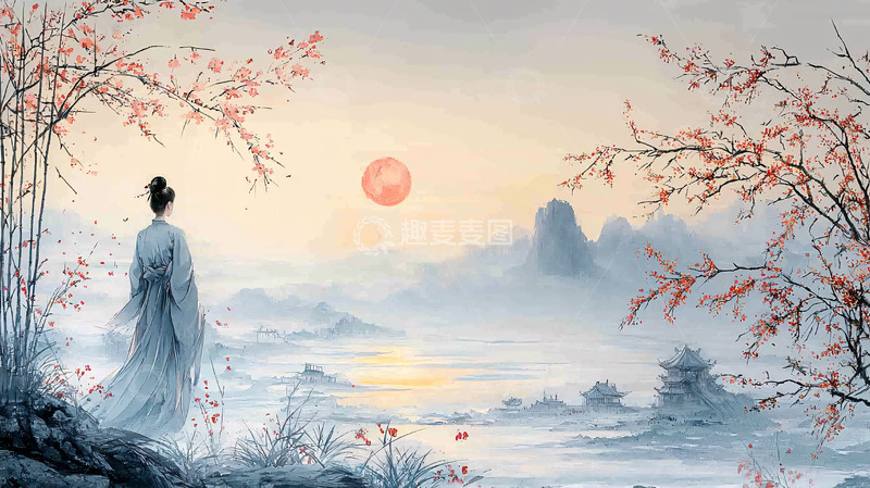 高清大图下载【趣麦麦图】水墨画