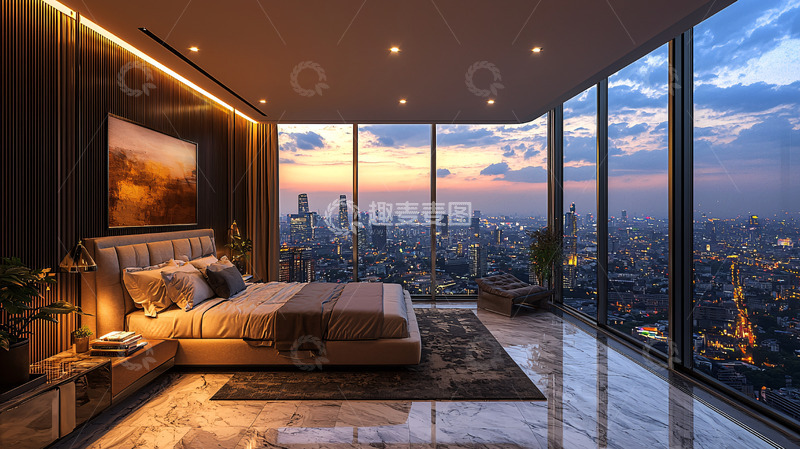 高清大图下载【趣麦麦图】奢华卧室