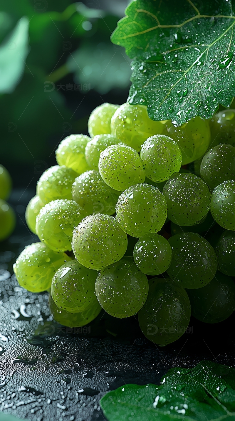高清大图下载【趣麦麦图】新鲜水果葡萄高清摄影特写13