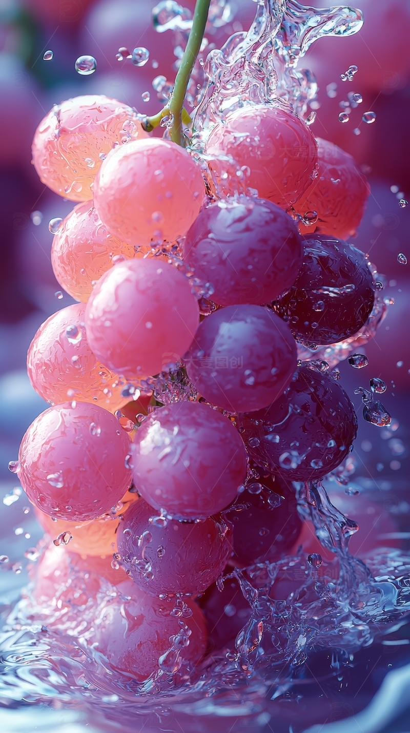 高清大图下载【趣麦麦图】新鲜水果葡萄高清摄影特写4
