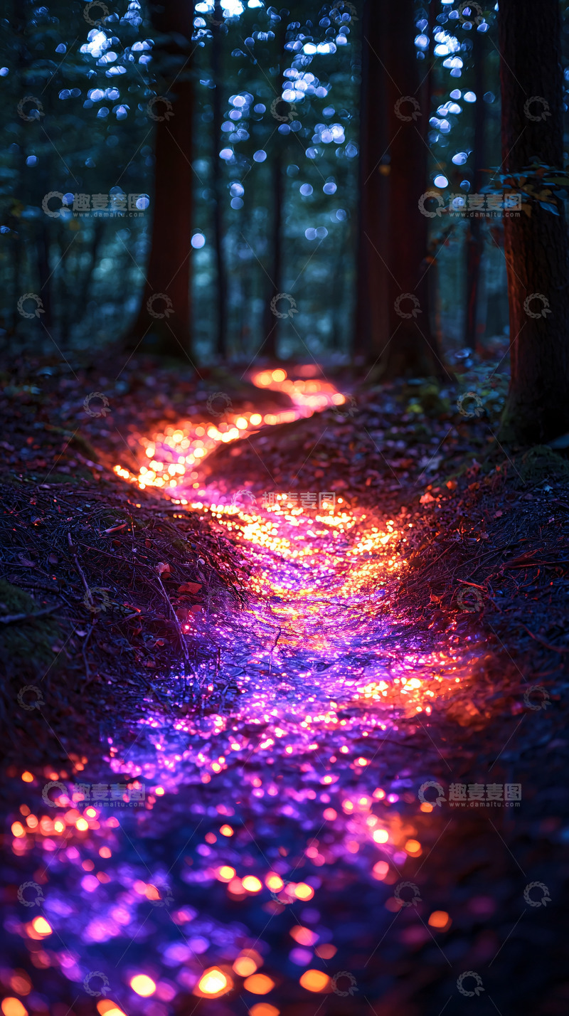 高清大图下载【趣麦麦图】森林小路