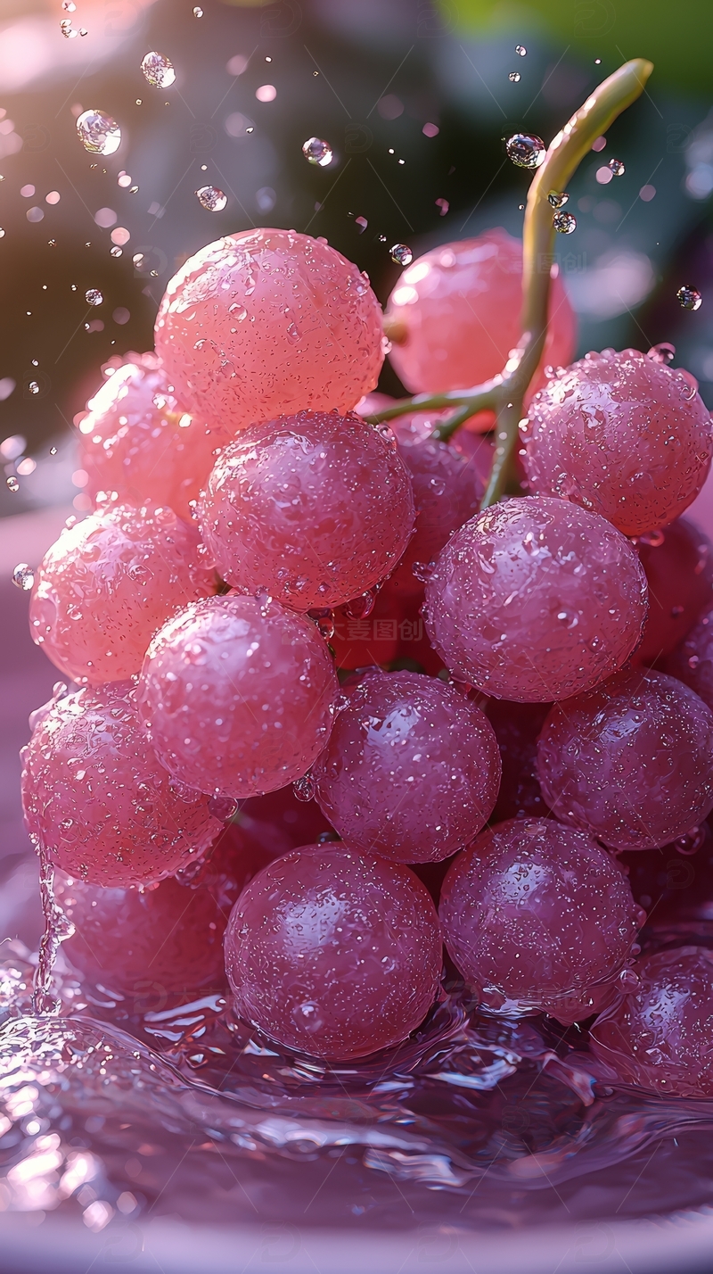 高清大图下载【趣麦麦图】新鲜水果葡萄高清摄影特写6