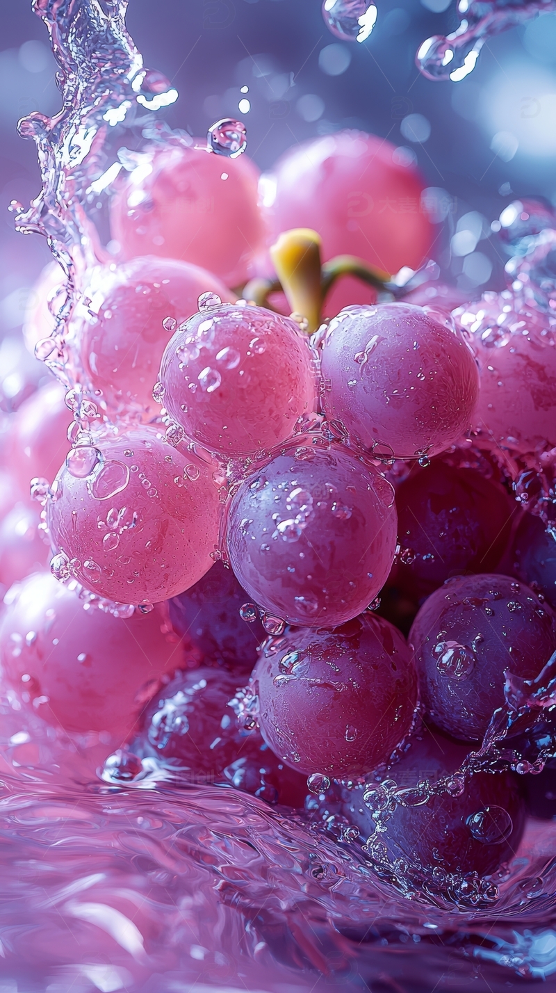 高清大图下载【趣麦麦图】新鲜水果葡萄高清摄影特写9