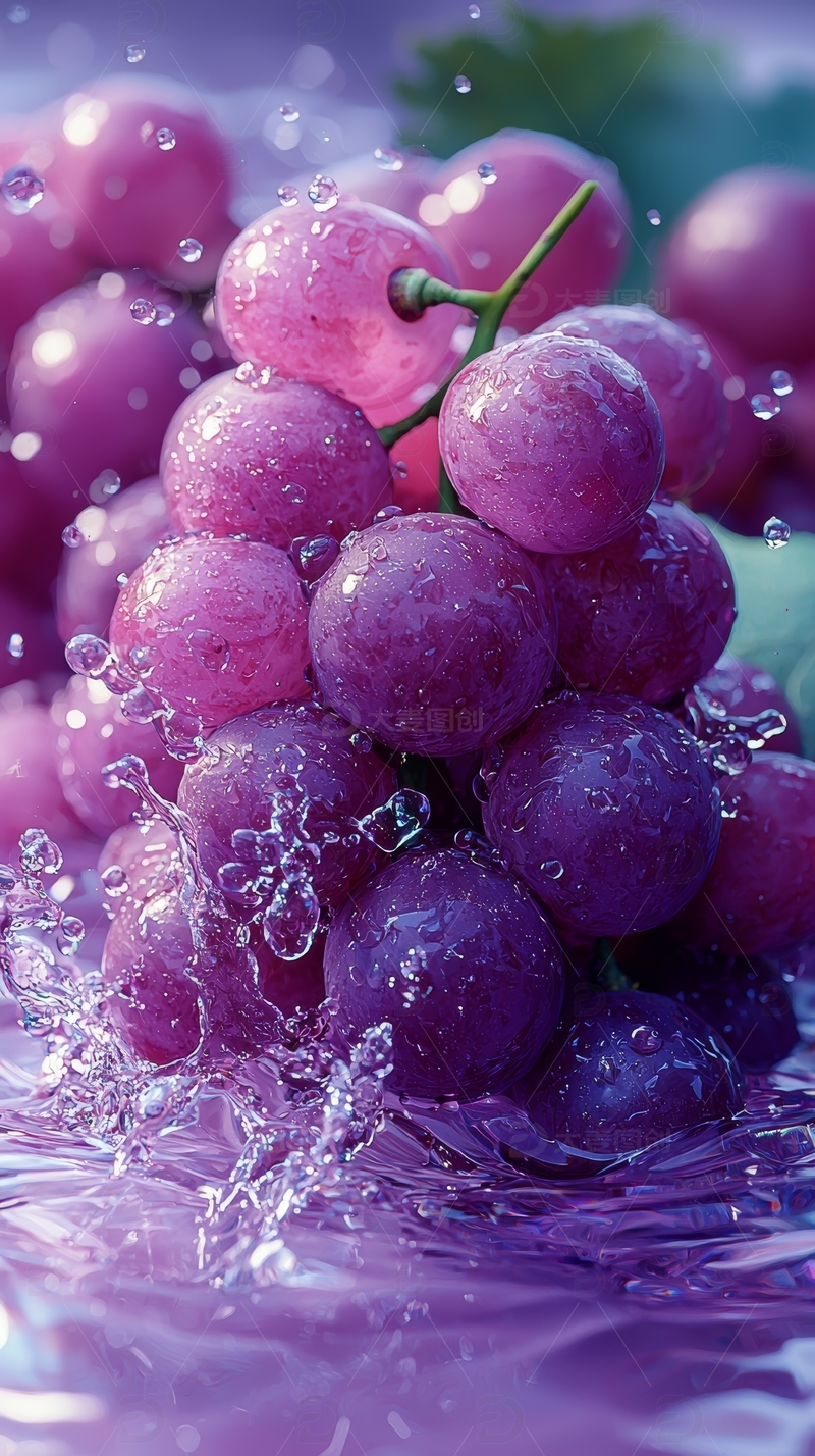 高清大图下载【趣麦麦图】新鲜水果葡萄高清摄影特写40