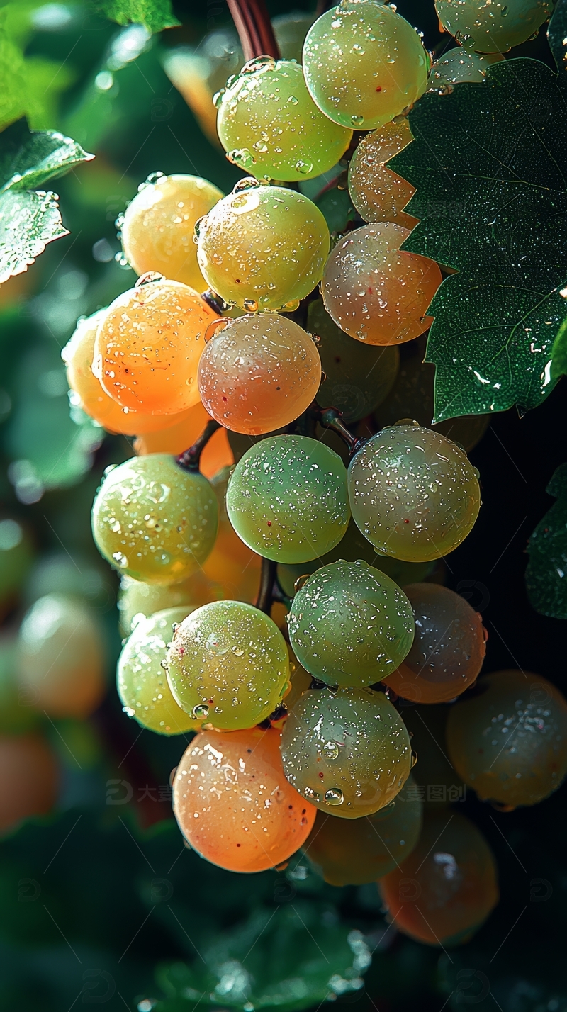 高清大图下载【趣麦麦图】新鲜水果葡萄高清摄影特写37