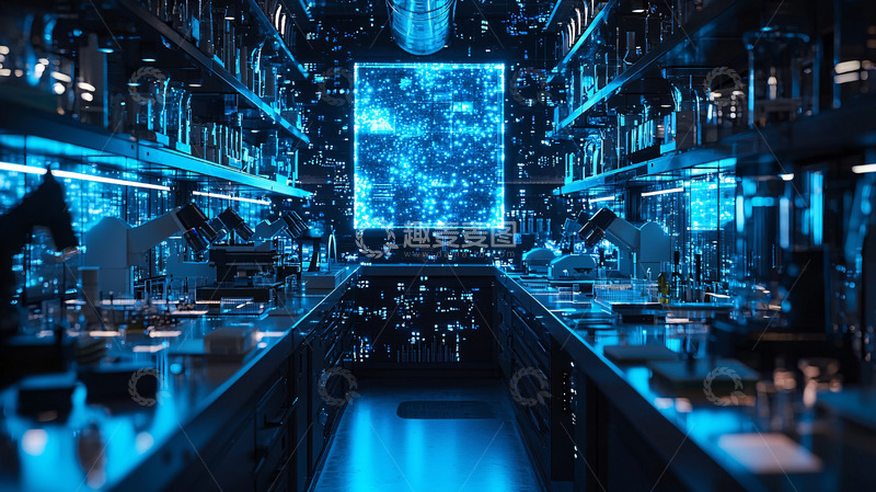 高清大图下载【趣麦麦图】未来感实验室