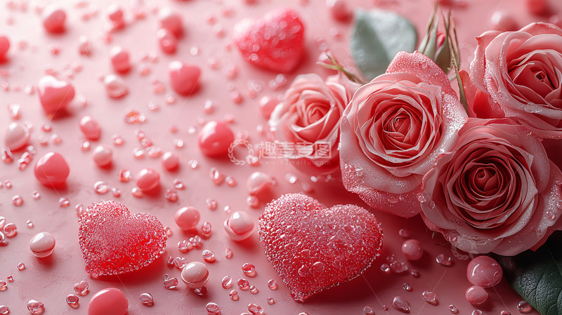 高清大图下载【趣麦麦图】粉色玫瑰
