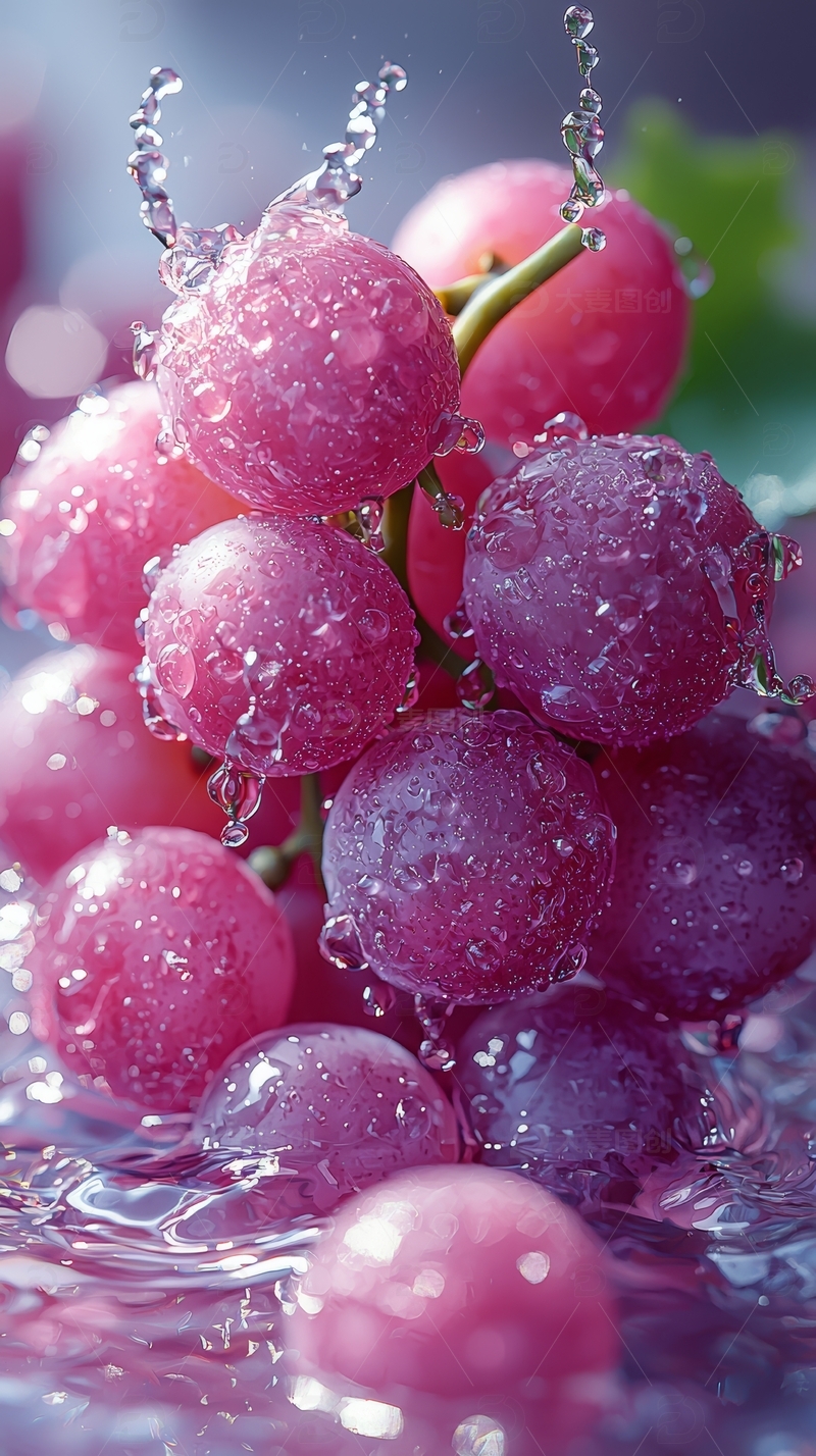 高清大图下载【趣麦麦图】新鲜水果葡萄高清摄影特写7