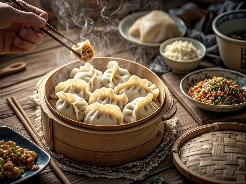 高清大图下载【趣麦麦图】美食主食水饺高清特写7