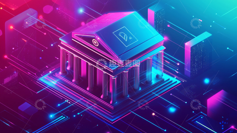 高清大图下载【趣麦麦图】数字银行