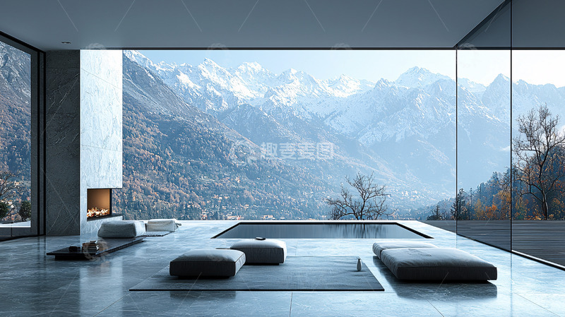 高清大图下载【趣麦麦图】极简风格室内设计