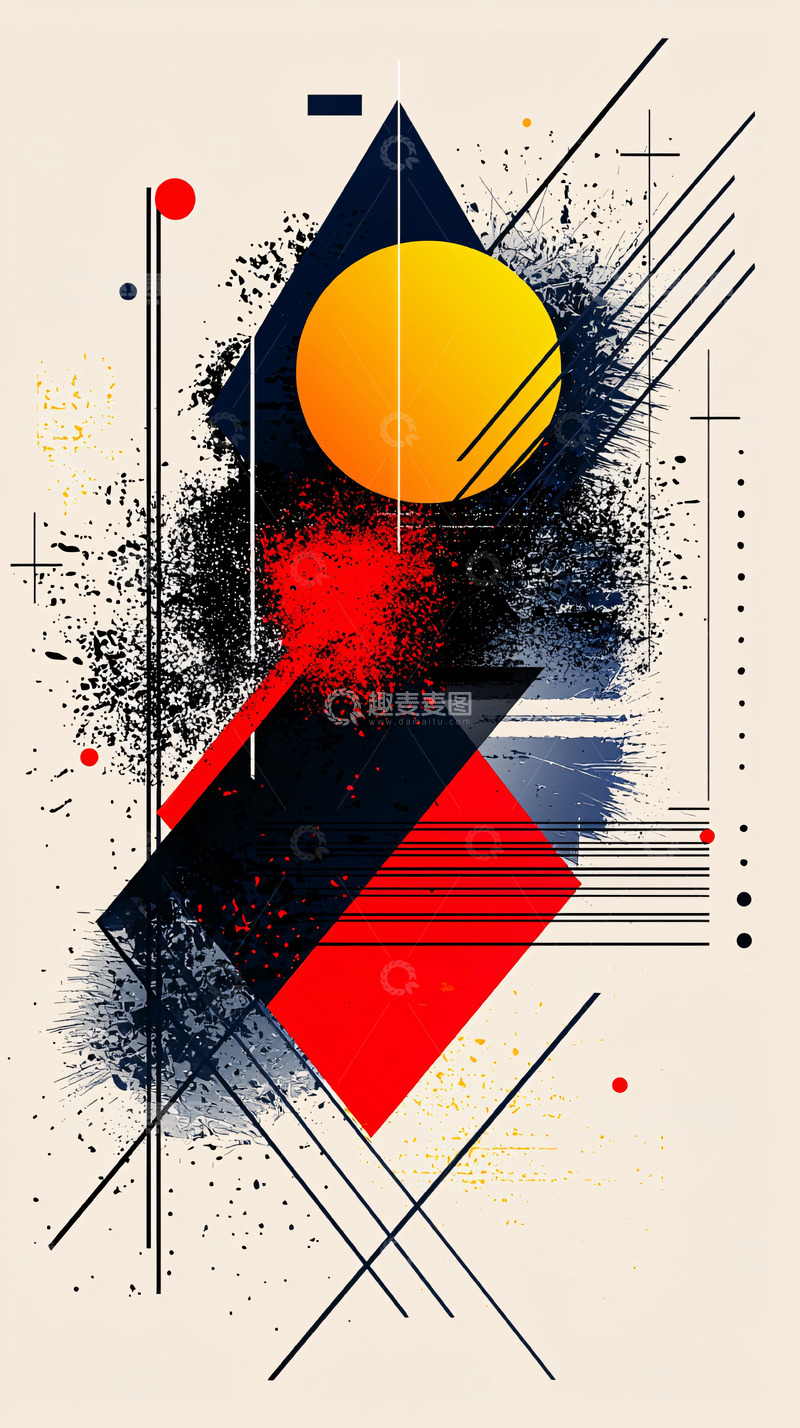 高清大图下载【趣麦麦图】抽象几何图形
