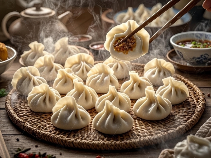 高清大图下载【趣麦麦图】美食主食水饺高清特写2