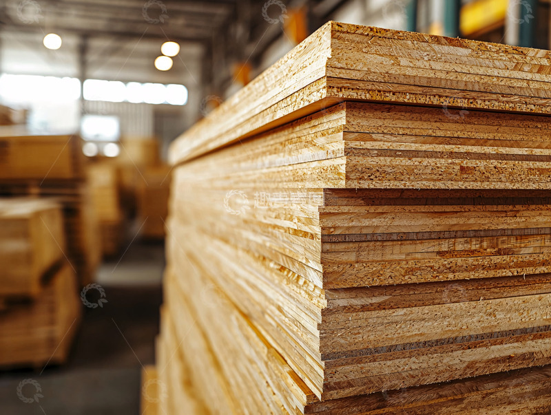 高清大图下载【趣麦麦图】多层木板堆叠特写