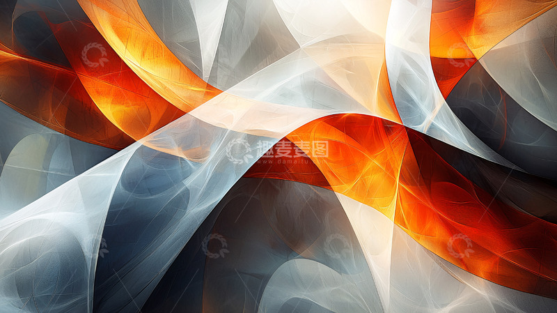 高清大图下载【趣麦麦图】抽象火焰纹理