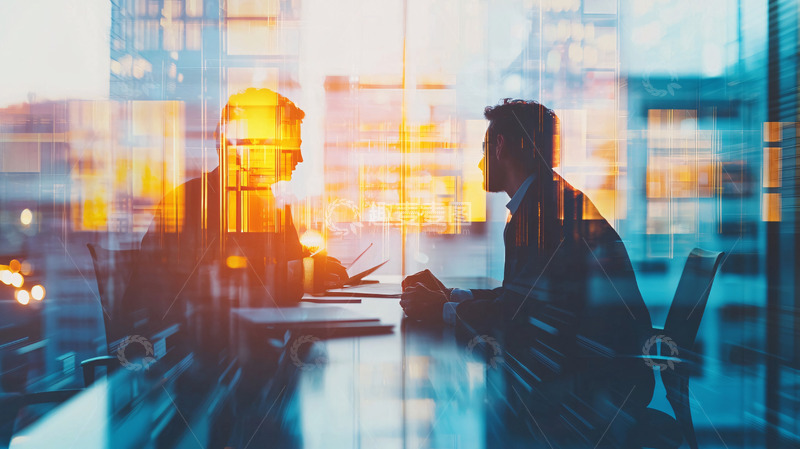 高清大图下载【趣麦麦图】商务谈判