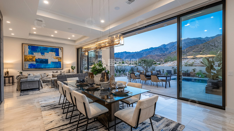 高清大图下载【趣麦麦图】现代简约别墅客厅