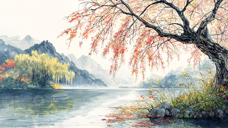 高清大图下载【趣麦麦图】水墨画