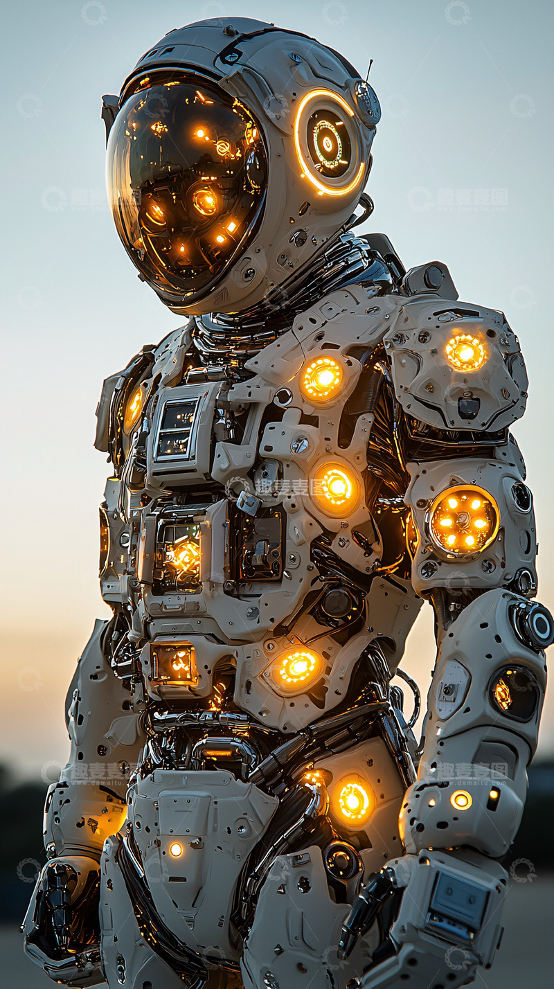 高清大图下载【趣麦麦图】未来宇航服