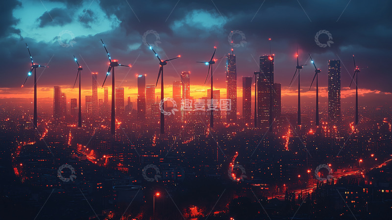 高清大图下载【趣麦麦图】未来都市