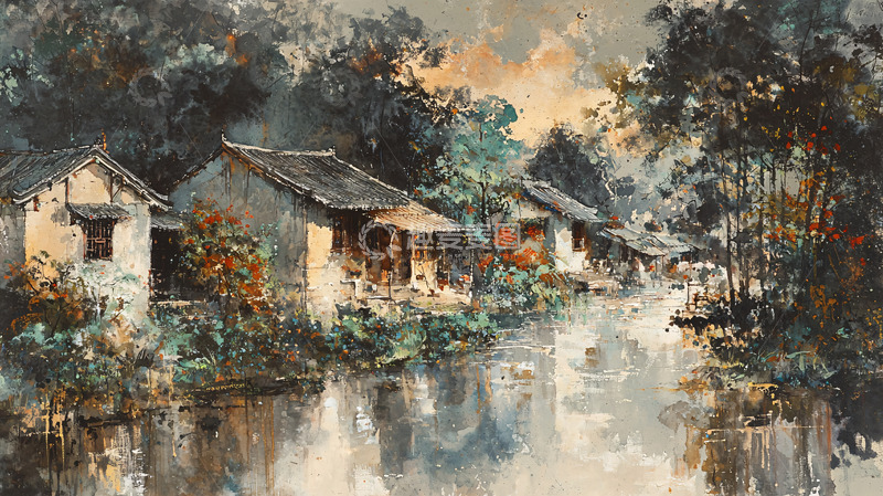 高清大图下载【趣麦麦图】水墨画