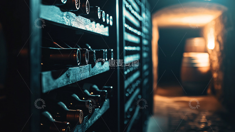 高清大图下载【趣麦麦图】酒窖酒柜