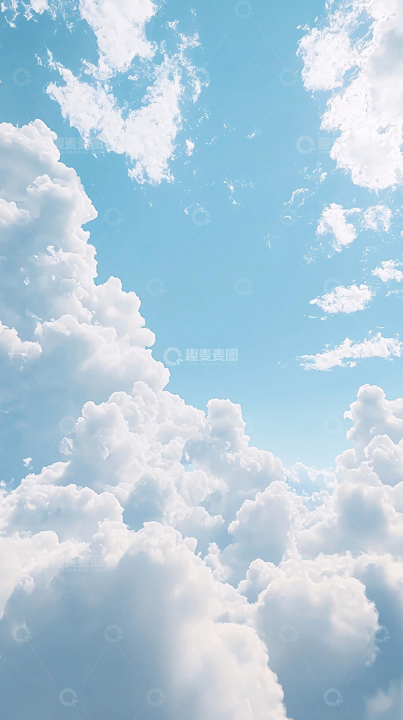 高清大图下载【趣麦麦图】蓝天白云