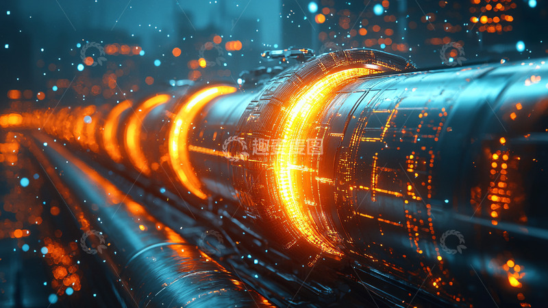高清大图下载【趣麦麦图】未来科技管道