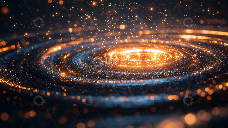 高清大图下载【趣麦麦图】灿烂星河漩涡中心