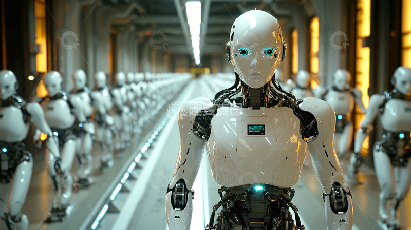 高清大图下载【趣麦麦图】机器人大军