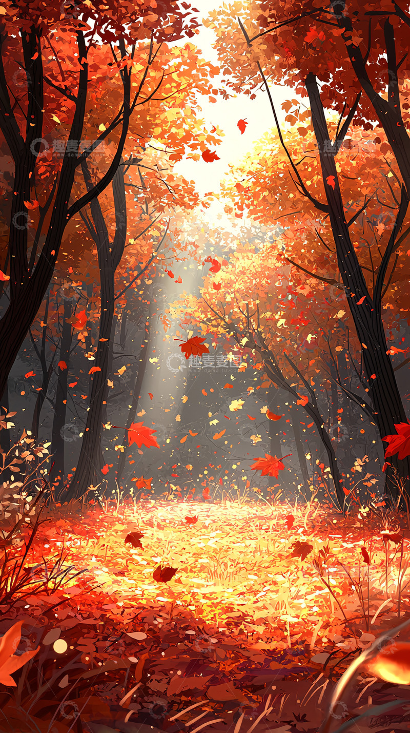 高清大图下载【趣麦麦图】秋季森林