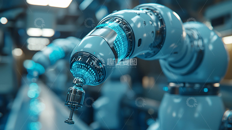 高清大图下载【趣麦麦图】工业机器人手臂2