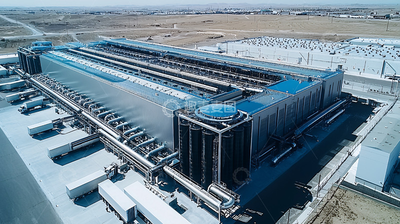 高清大图下载【趣麦麦图】大型物流仓库鸟瞰