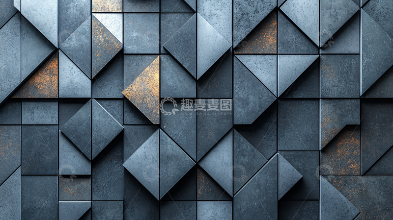 高清大图下载【趣麦麦图】抽象几何背景