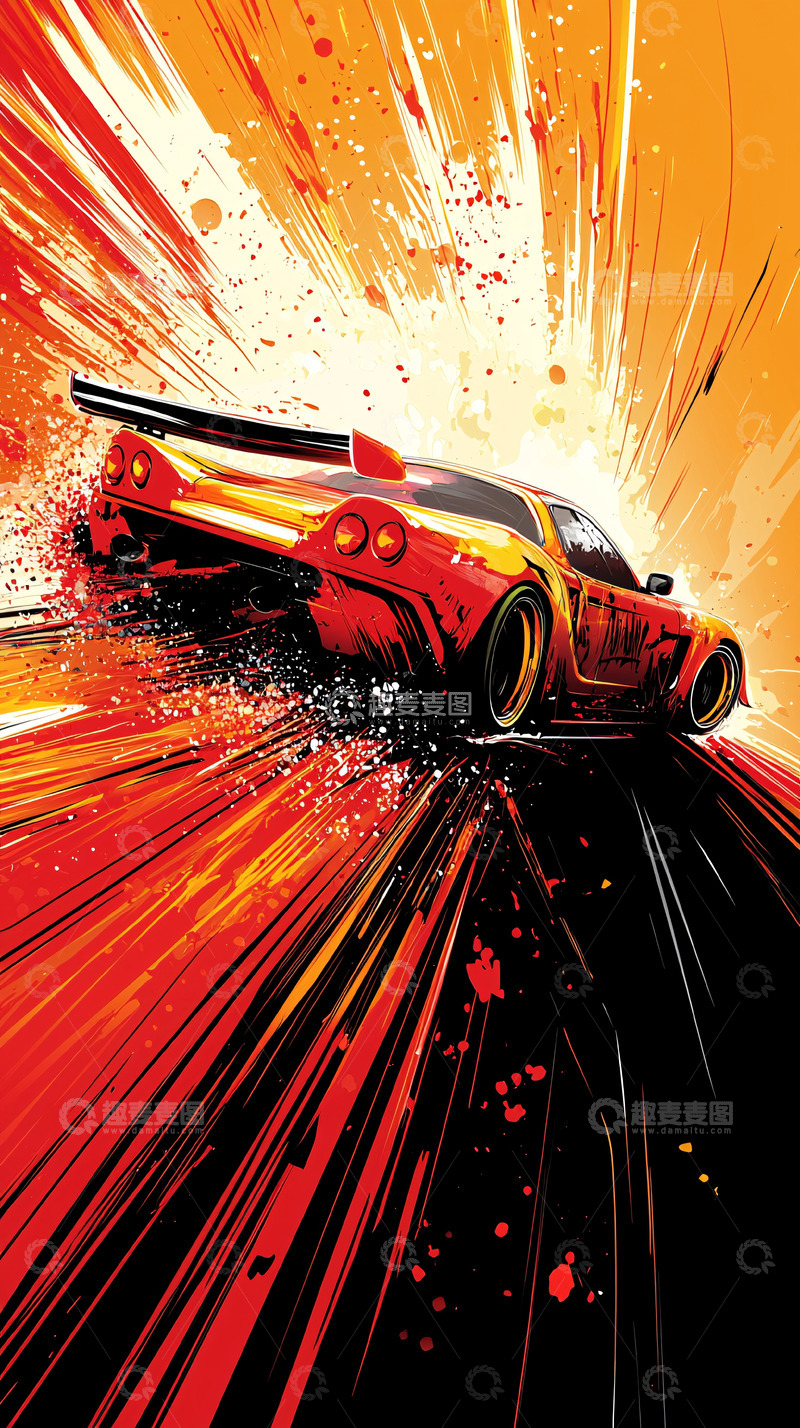 高清大图下载【趣麦麦图】速度与激情赛车