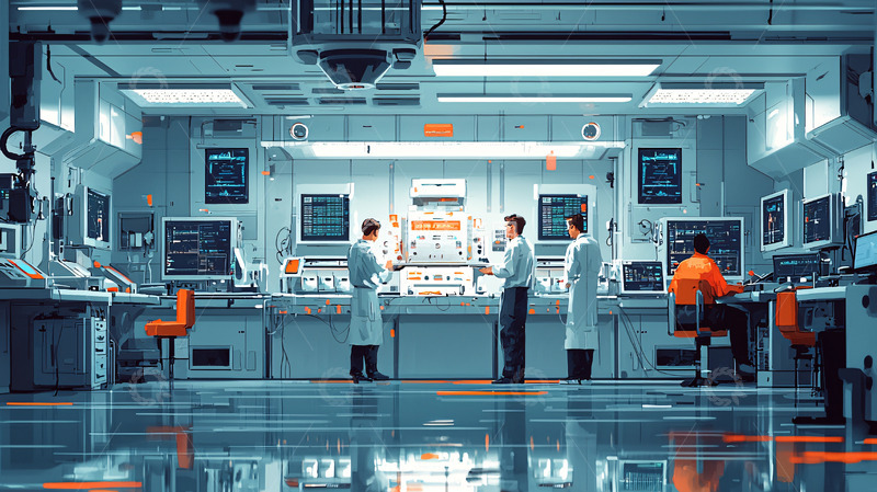 高清大图下载【趣麦麦图】实验室场景