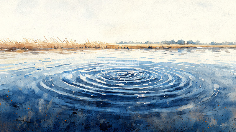 高清大图下载【趣麦麦图】水面涟漪荡漾