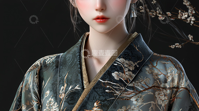 高清大图下载【趣麦麦图】古风美女