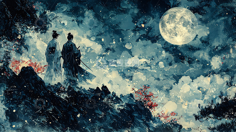 高清大图下载【趣麦麦图】月夜