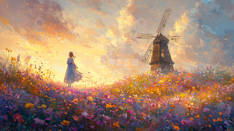 高清大图下载【趣麦麦图】女孩